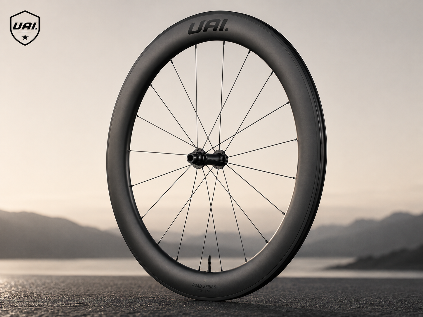 Roda de carbono UAI para Road